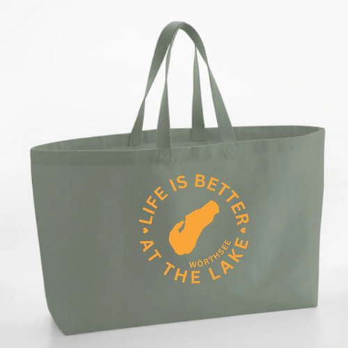 Life is better at the lake - Wörthsee Shopper XXL