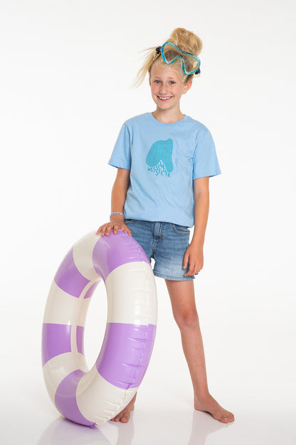 Weßlinger See – Kids Organic Shirt Blue Soul