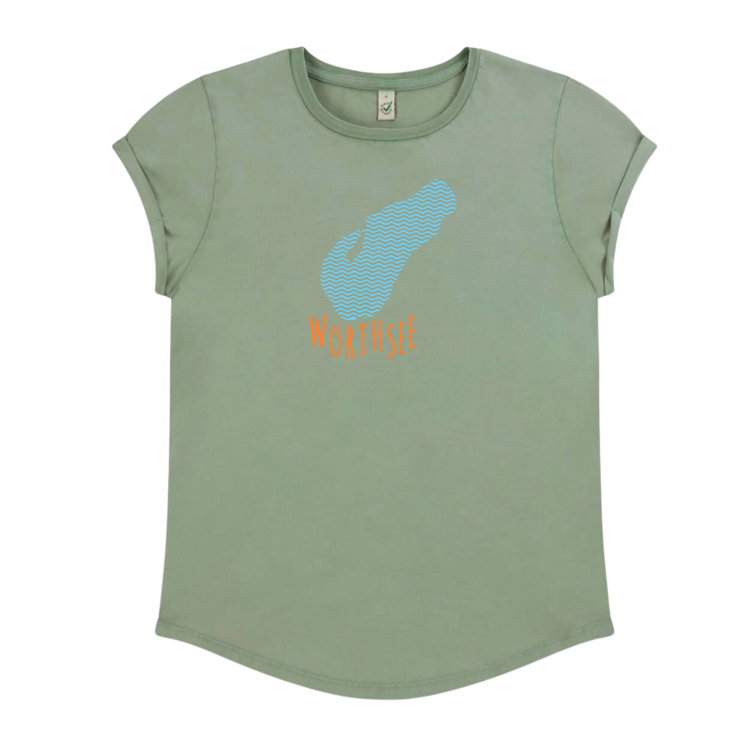 Wörthsee – Women Organic Shirt- Sage Green
