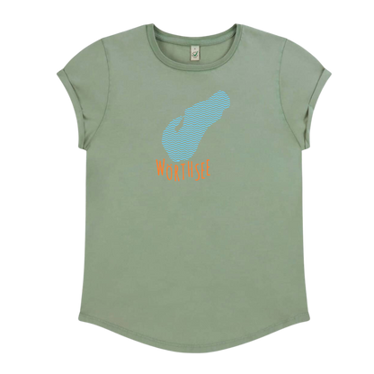 Wörthsee – Women Organic Shirt- Sage Green