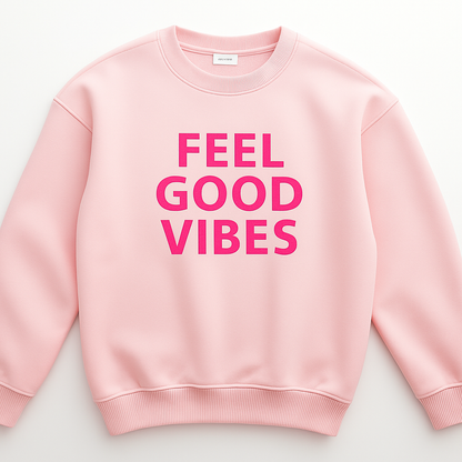 Feel Good Vibes Sweatshirt – dein Wohlfühl-Statement