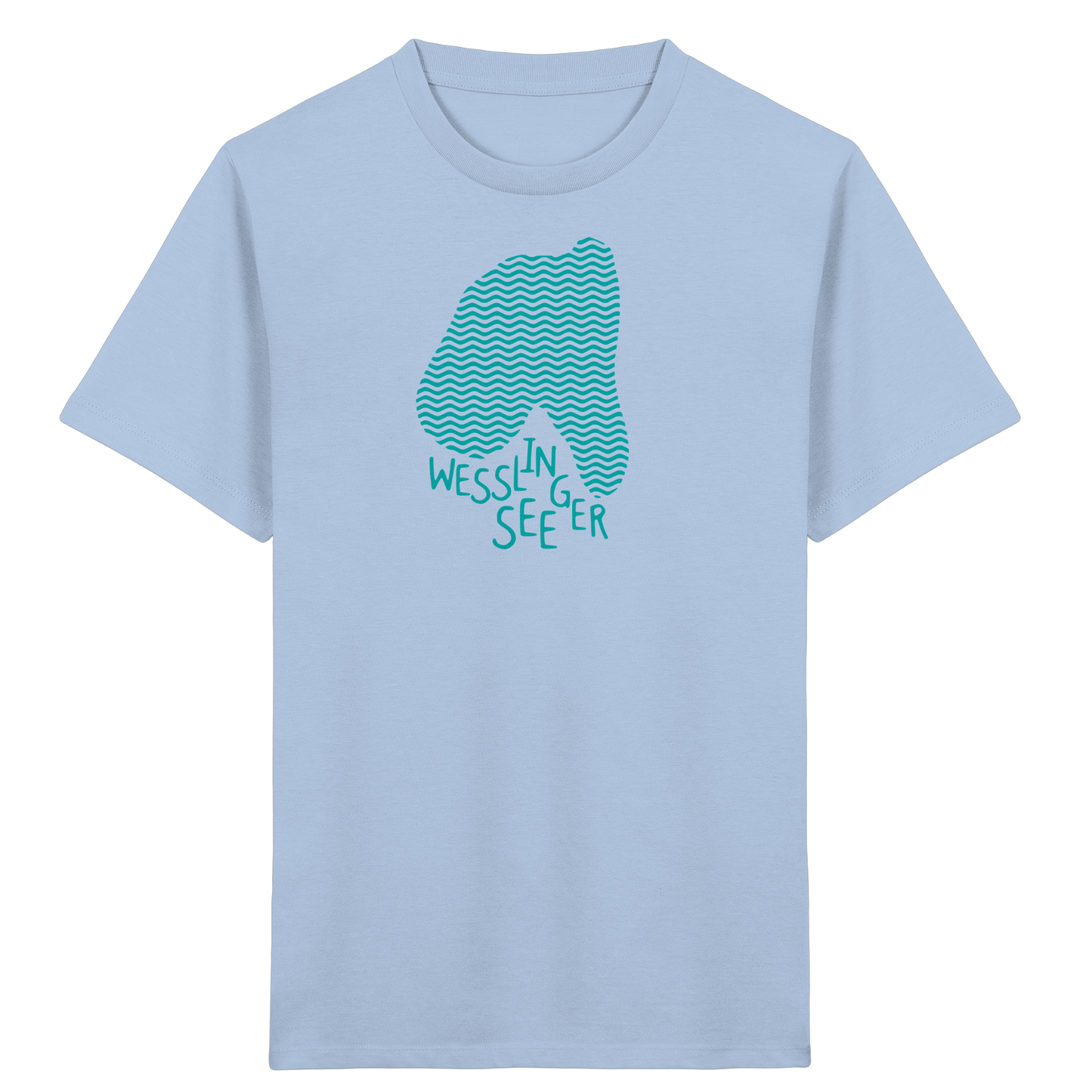 Weßlinger See – Kids Organic Shirt Blue Soul