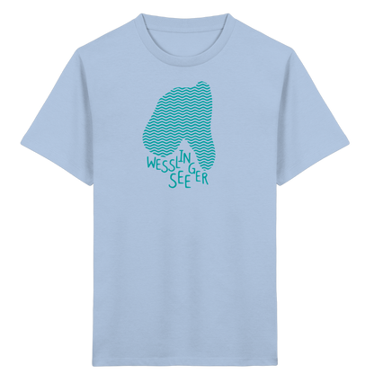 Weßlinger See – Kids Organic Shirt Blue Soul